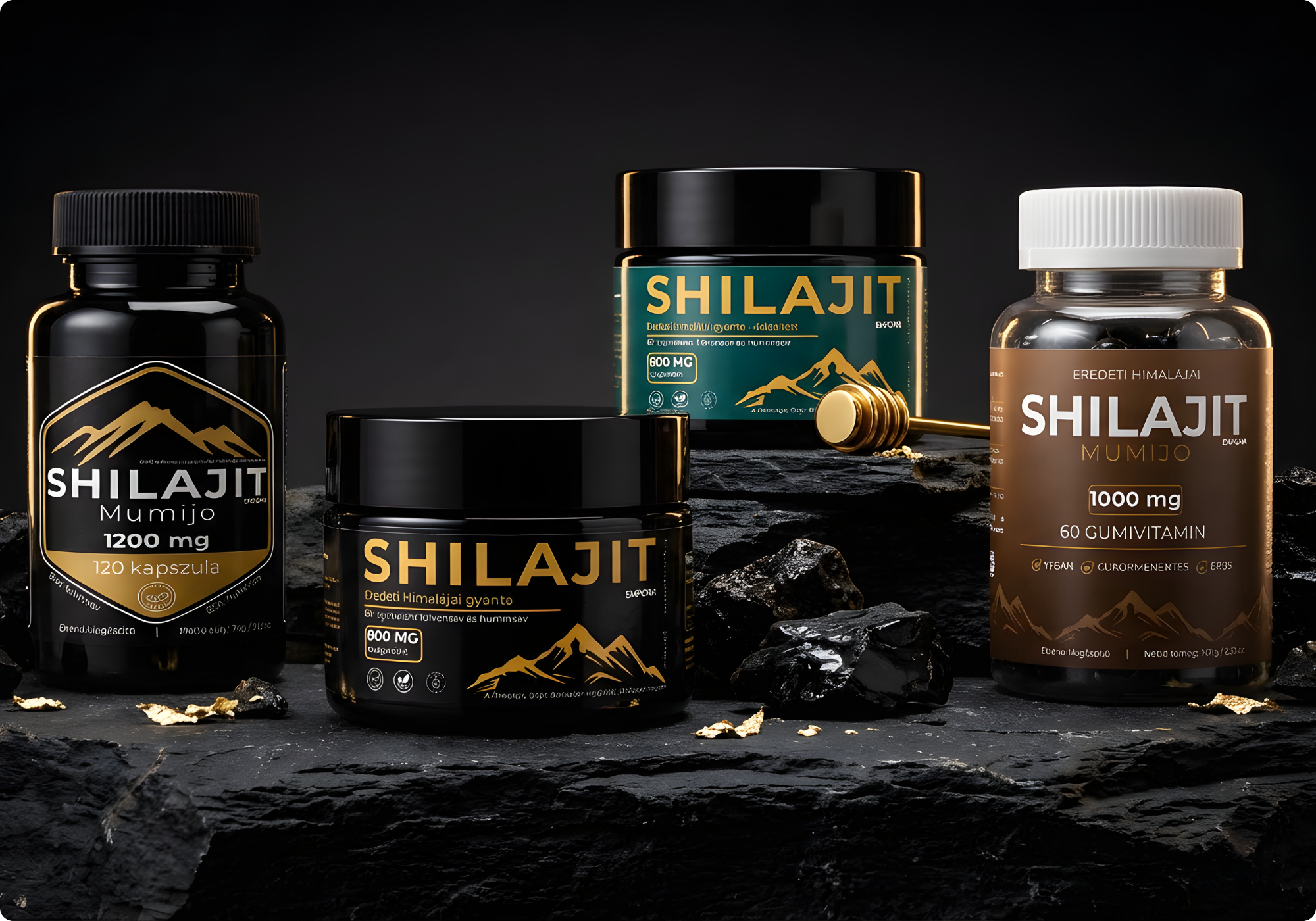 Shilajit formák összehasonlítása: gyanta, kapszula vagy gumicukor?