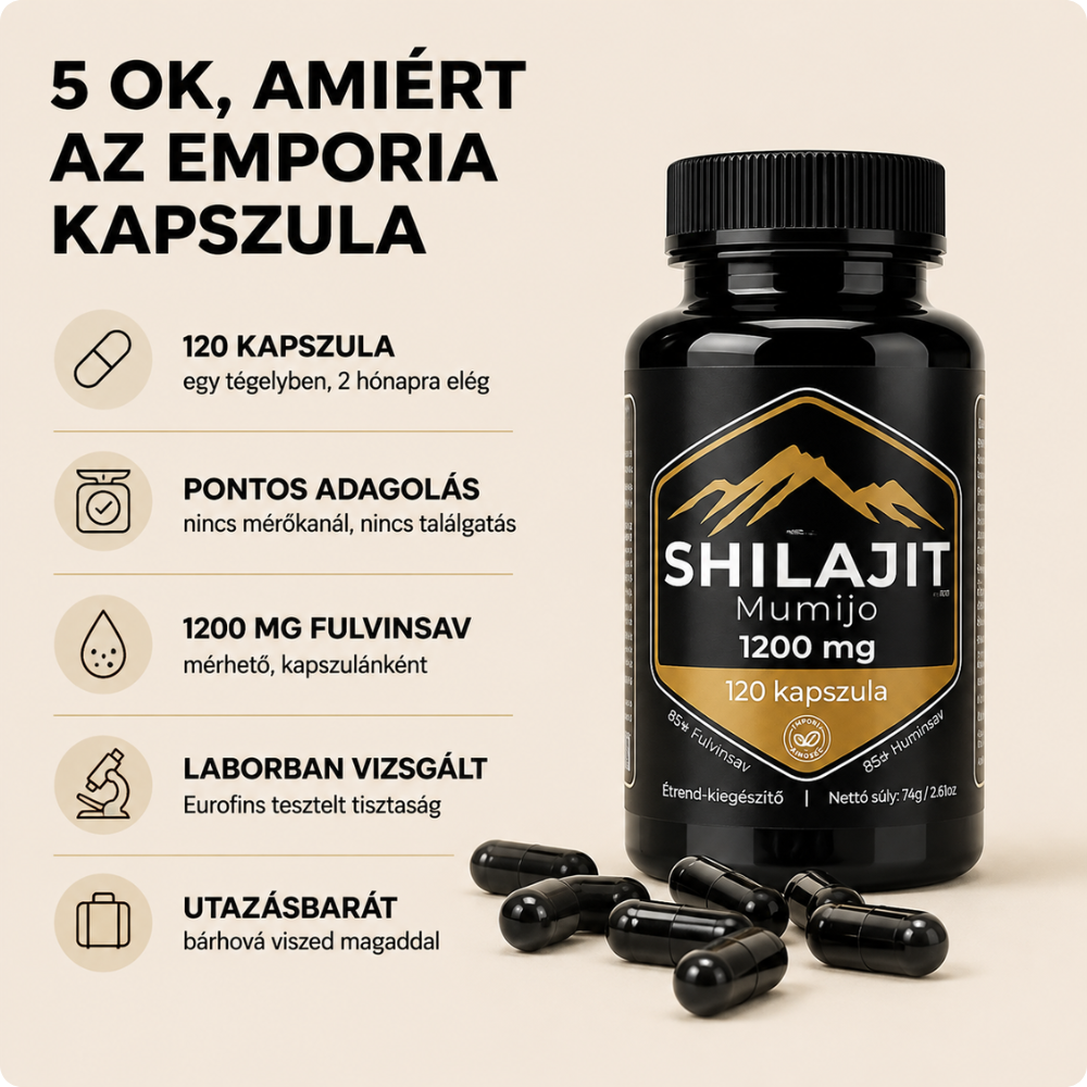 Shilajit Kapszula