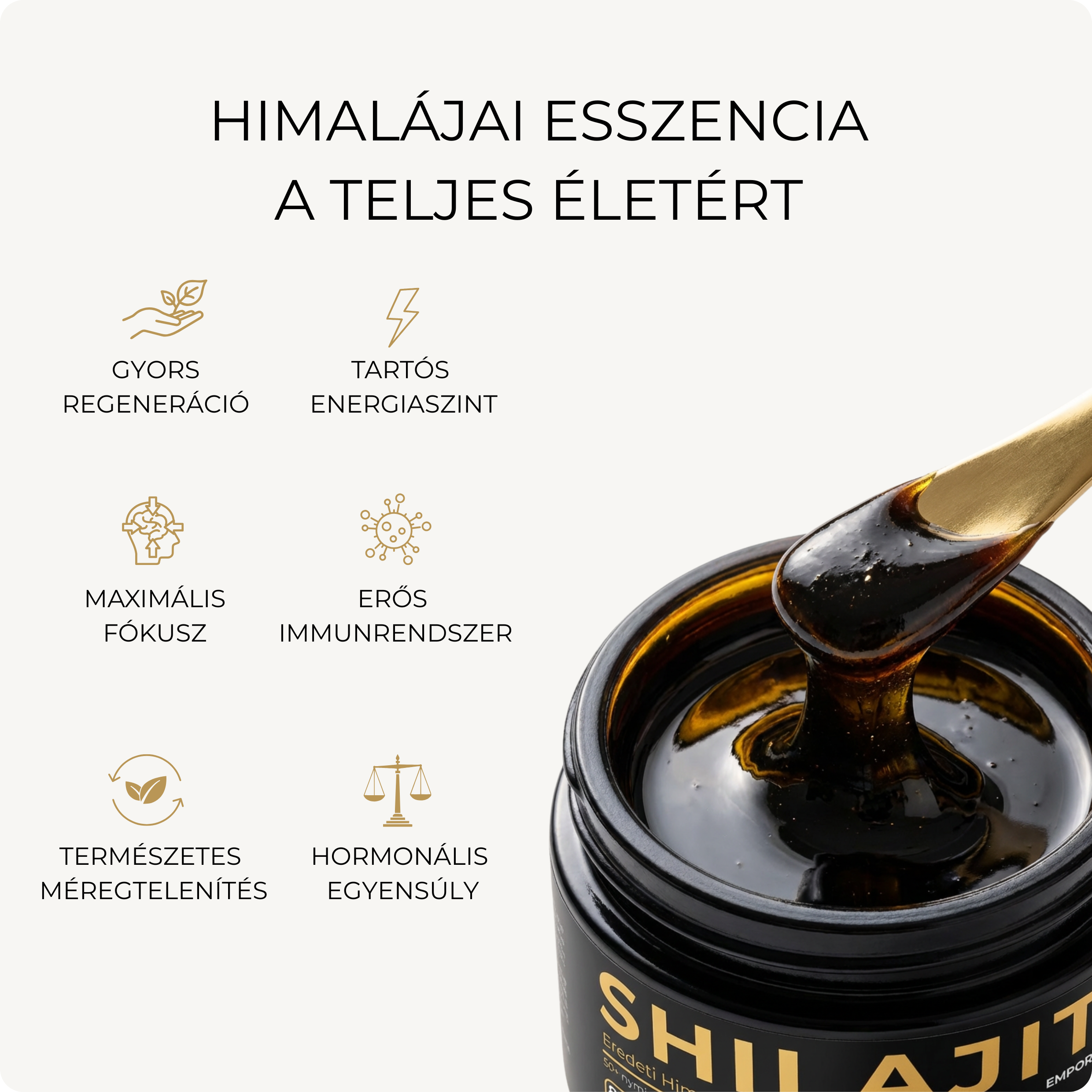 EMPORIA Eredeti Himalájai Shilajit Gyanta (50g)