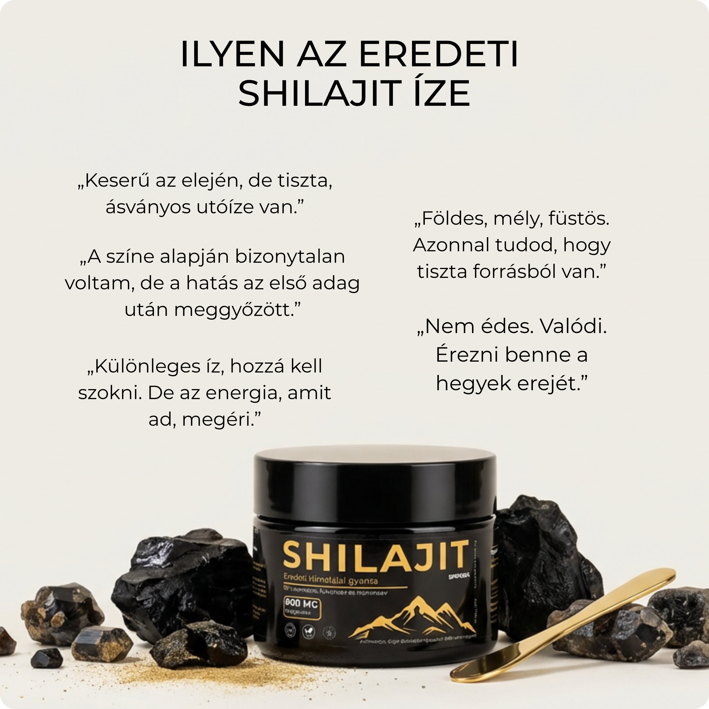 EMPORIA Eredeti Himalájai Shilajit Gyanta (50g)