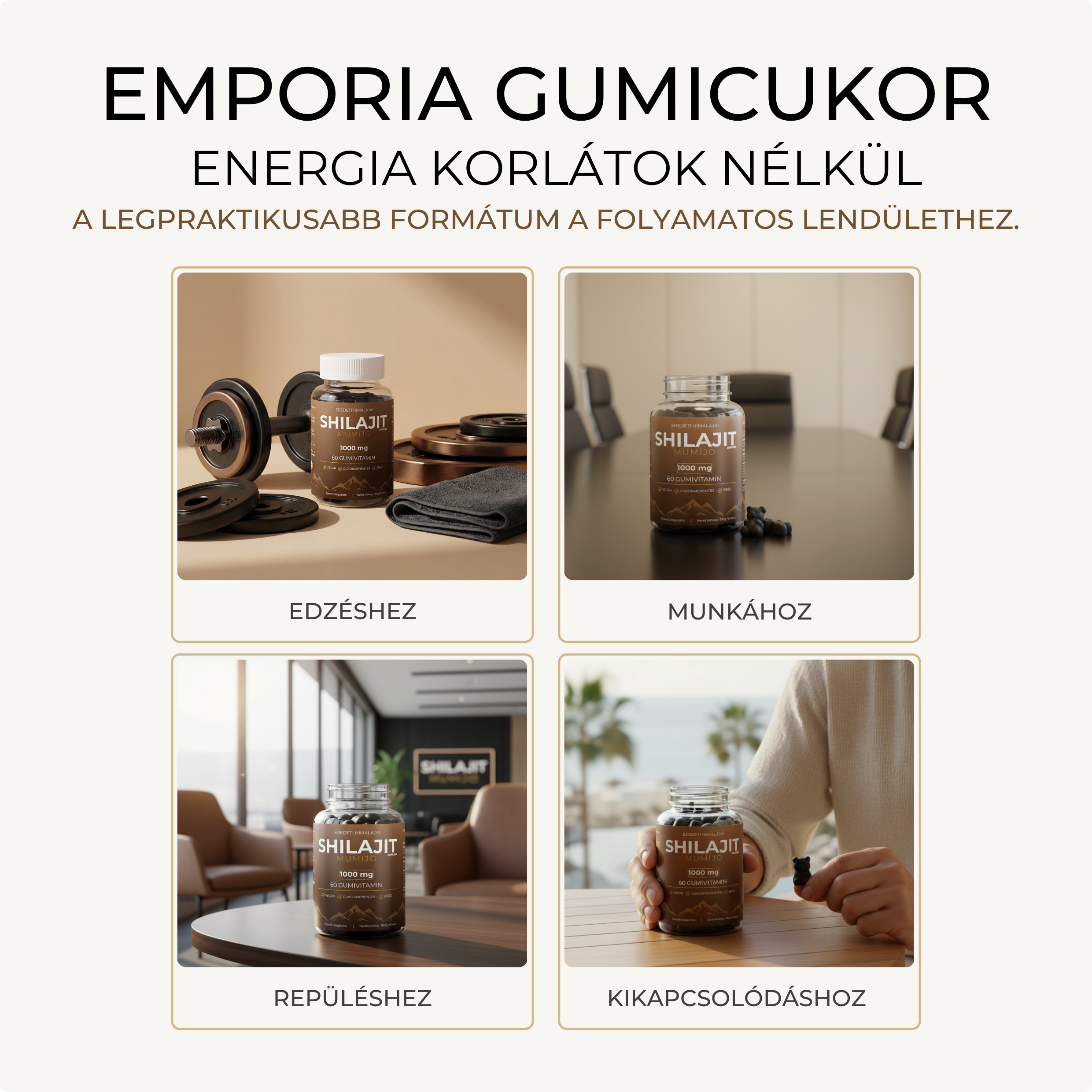 EMPORIA Shilajit & Immunity Gumivitamin